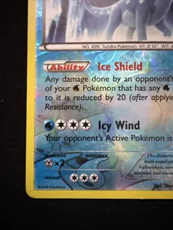 TCG Pokemon English Aurorus 26/111 XY - Furious Fists Reverse Holo LP - Image 4
