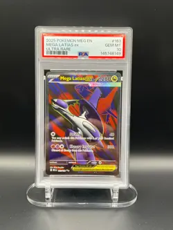 2025 POKEMON MEG EN-MEGA EVOLUTION ULTRA RARE #163 MEGA LATIAS EX PSA 10 - Image 1