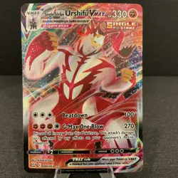 Single Strike Urshifu VMAX 086/163 Battle Styles Full Art Ultra Rare Holo Card - Image 1