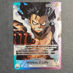 Monkey.D.Luffy Leader Card One Piece CCG OP11-040 6000 Power - Image 1