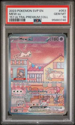 PSA 10 Pokemon SVP 151 UPC Black Star Promo Mew EX #053 GEM MINT - Image 1