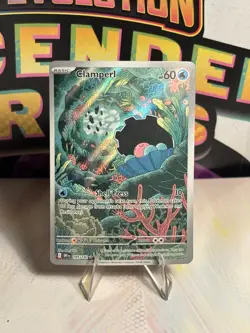 Pokemon TCG Clamperl Destined Rivals 195/182 Illustration Rare NM Card - Image 1