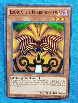 YuGiOh Cards - Complete Exodia Set - YGLD - Near Mint! - Image 1