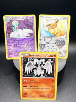 Pokemon Legendary Treasures & Radiant Collection Lot 3 Cards Clean Looking - Image 1