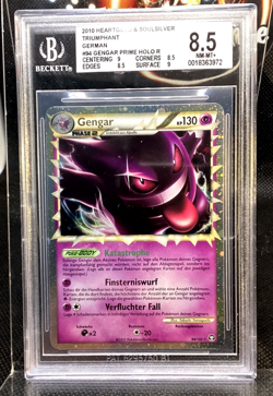 Pokemon HGSS Triumphant Gengar Prime Holo #94 german - strong BGS 8.5 - Image 5