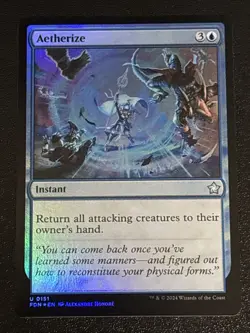 MTG Foundations Aetherize Foil 0151 NM - Image 1