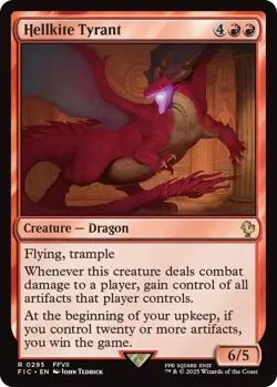 Hellkite Tyrant (Surge Foil)- (NM)-**-EN-[FIC - 295] - Image 1