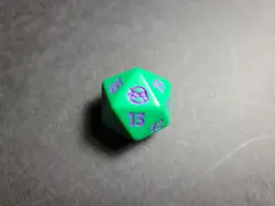 MTG Teenage Mutant Ninja Turtles Spindown D20 Die Purple Donatello TMNT Magic - Image 1