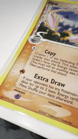 Mew Delta Species Holo - Pokemon POP Series 5 3/17 *CORRECTED BACK* *HOLO BLEED* - Image 2