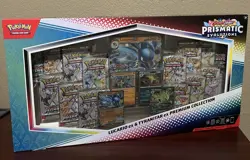 Pokemon Lucario Ex & Tyranitar Ex Premium Collection Prismatic Evolutions - Image 1