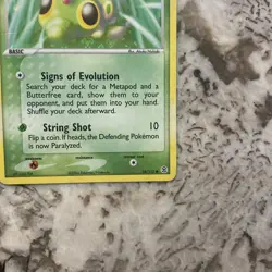 Pokemon TCG Caterpie EX FireRed & LeafGreen 56/112 Holo Common 2004 - Image 4