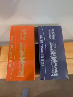 Pokemon TCG - Sun and Moon Base Set ETB Elite Trainer Box Pair - Excellent! NM! 820650802041 - Image 5