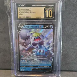 Pokemon Crabominable V Fusion Strike 076/264 CGC English 2021 pristine 10 - Image 1