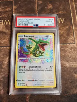 Pokemon TCG Rayquaza Vivid Voltage 138/185 Amazing Rare PSA 10 GEM MINT - Image 1