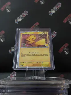 Pikachu 051/162 Pokemon Day 2026 SWIRL 30th Anniversary Stamped NM Rare TCG Holo - Image 1
