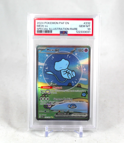 2024 Pokemon Mew EX Bubble Mew PSA 10 Gem Mint 232/091 Sir SV Paldean Fates - Image 1
