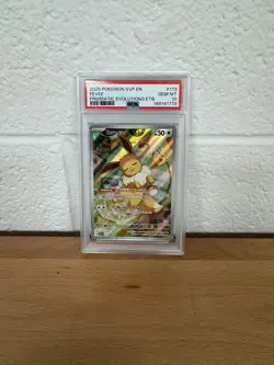 2025 POKEMON SVP EN-SV BLACK STAR PROMO #173 EEVEE PSA 10 - Image 1