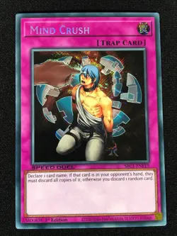 Yugioh Mind Crush SBC1-ENE19 1st Secret (NM) - Image 1