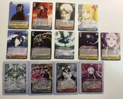 Overlord Weiss Schwarz English Tomb Of Nazarick - R (x9) & RR (x4) Lot - Image 1