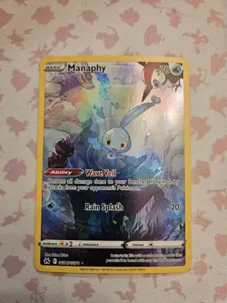 Pokemon TCG Manaphy Crown Zenith Galarian Gallery Card GG06/GG70 NM/M Condition - Image 1