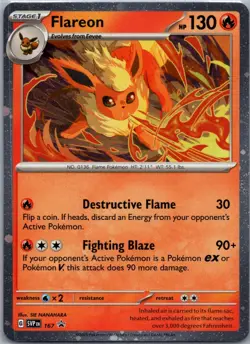 Flareon - (Cosmos Holo) Promo SV: Scarlet & Violet Promo Cards 167 NM - Image 1