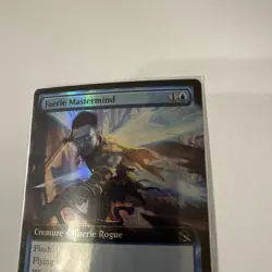 MTG English Faerie Mastermind (Extended Art) LP Foil Normal March of the Machine - Image 3