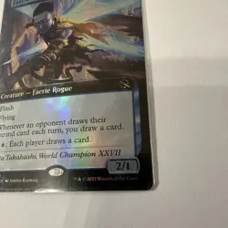 MTG English Faerie Mastermind (Extended Art) LP Foil Normal March of the Machine - Image 5