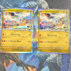 N's Reshiram Holo 2-Card Lot SV09 Journey Together Pokemon TCG NM - Image 1