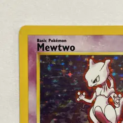 Pokemon Mewtwo TCG Base Set Holo Unlimited Rare Card 10/102 1999 - Image 3