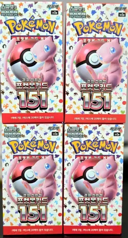 Pokemon Card Scarlet & Violet Reinforced Expansion Pack 151 Box Korean Ver. - Image 2