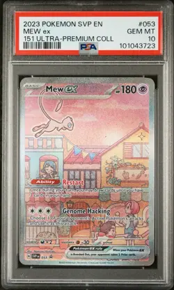 PSA 10 Pokemon SVP 151 UPC Black Star Promo Mew EX #053 GEM MINT Condition!! - Image 1