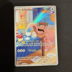 Pokemon Lickitung 180/162 SV05: Temporal Forces Illustration Rare Holo Card - Image 1