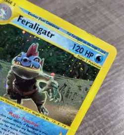 Feraligatr Expedition Base Set Holo 12/165 Pokemon Card HP-DMG SWIRL - Image 4