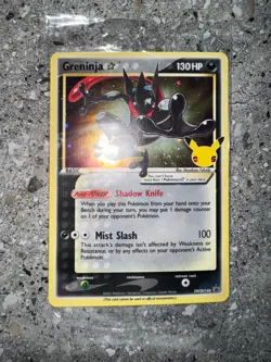 Pokemon TCG Cards Greninja Gold Star SWSH144 Black Star Promo Holo SEALED - Image 3