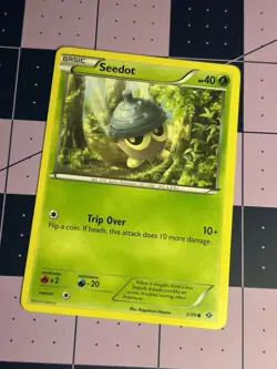 Pokemon TCG Seedot 2/99 Black & White Next Destinies Regular Common Card - Image 1