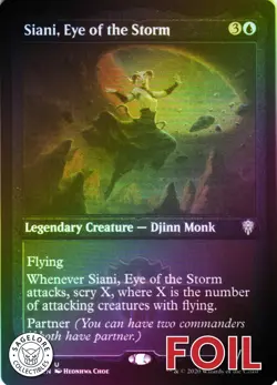 Siani, Eye of the Storm (Foil Etched) - Commander Legends (562) - NM Foil - Image 1