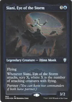 Siani, Eye of the Storm (Foil Etched) - Commander Legends (562) - NM Foil - Image 2
