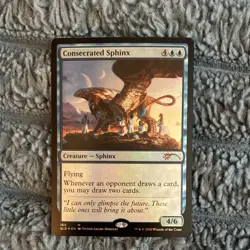 Magic: The Gathering Consecrated Sphinx Secret Lair Foil Mythic 165 EN 2020 - Image 2