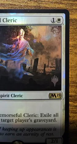 Remorseful Cleric - Foil - WOTC MtG Promo Pack: Core Set 2020 - Rare ⚔B&B - Image 3