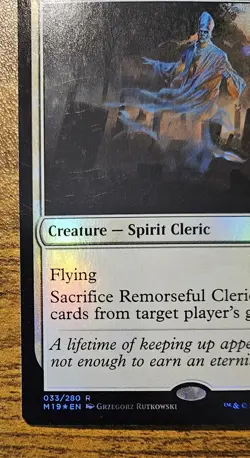 Remorseful Cleric - Foil - WOTC MtG Promo Pack: Core Set 2020 - Rare ⚔B&B - Image 4