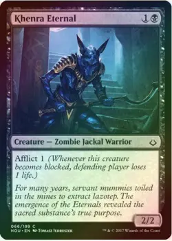 1 x Khenra Eternal - Foil - Hour of Devastation - LP - Magic The Gathering - MTG - Image 1
