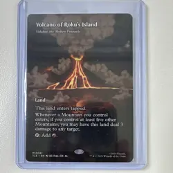 Volcano of Roku's Island Avatar: The Last Airbender Land Mythic Red Borderless … - Image 1