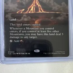 Volcano of Roku's Island Avatar: The Last Airbender Land Mythic Red Borderless … - Image 4