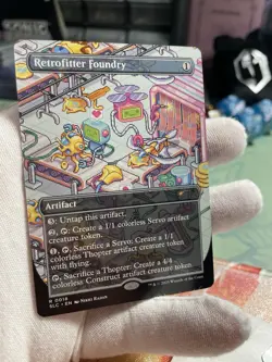 Retrofitter Foundry-MTG Secret Lair- Encyclopedia Of Magic Non-Foil NM 🍷 - Image 1