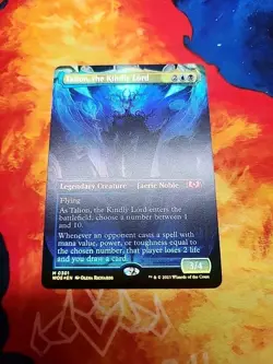 Talion, the Kindly Lord (Borderless) - Wilds of Eldraine - Foil - NM - Image 1