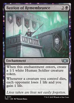 MTG Commander TDM U Bastion of Remembrance #0171 - Image 1