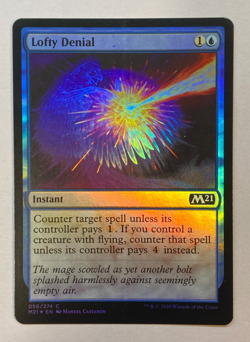MTG - Core Set 2021 - Lofty Denial - FOIL - Image 1