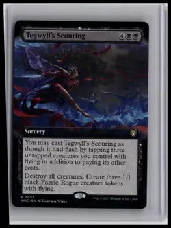 Commander: Wilds of Eldraine #52 Tegwyll's Scouring (Extended Art) non foil - Image 1