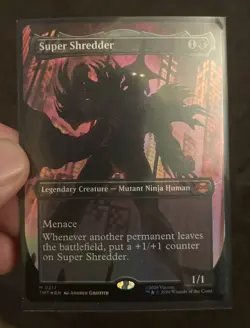 Super Shredder (Borderless) Teenage Mutant Ninja Turtles Foil 282 - Image 1