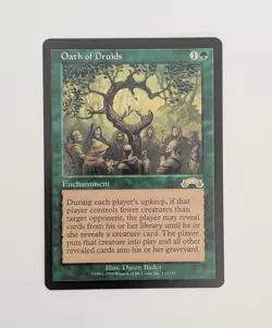 MTG Oath of Druids - Exodus - Near Mint NM Rare - Magic The Gathering - Image 1